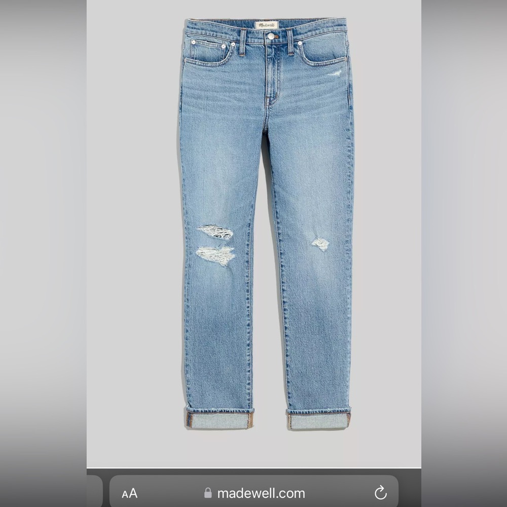 Madewell boyfriend jeans